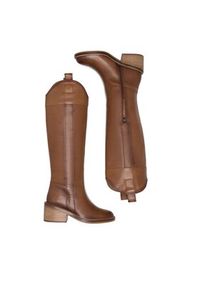 Gino Rossi Kozaki DORA-110383 Brązowy. Kolor: brązowy. Materiał: skóra #2