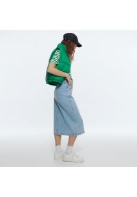 Reserved - Jeansowa spódnica - Niebieski. Kolor: niebieski. Materiał: jeans #1