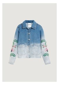 Desigual Kurtka jeansowa Dakota 26SWED16 Błękitny Regular Fit. Kolor: niebieski. Materiał: bawełna #2