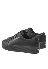 Calvin Klein Jeans Sneakersy Vulc Flatform Laceup Low Lw YW0YW00819 Czarny. Kolor: czarny. Materiał: skóra #4