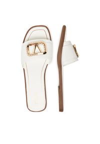 DeeZee Klapki R257-3 Biały. Kolor: biały. Materiał: skóra #2