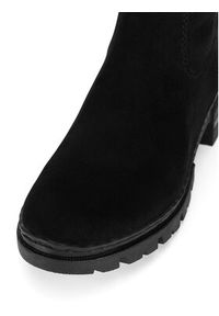 Rieker Kozaki 76890-00 Czarny. Kolor: czarny. Materiał: materiał #5