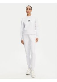 Armani Exchange Spodnie dresowe XW000824 AF10818 U0002 Biały Regular Fit. Kolor: biały. Materiał: bawełna #3