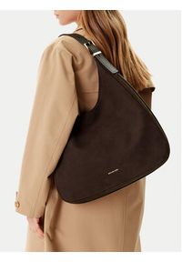 MICHAEL Michael Kors Torebka Nolita 30F4GY5H3T Brązowy. Kolor: brązowy. Materiał: skórzane, zamszowe