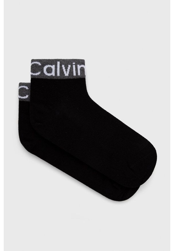 Calvin Klein Skarpetki damskie kolor czarny. Kolor: czarny