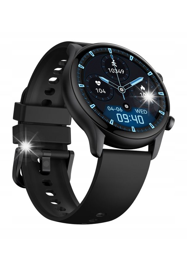 Smartwatch Zeblaze Smartwatch Zeblaze Btalk 3 Pro tętno saturacja akcelerometr - czarny. Rodzaj zegarka: smartwatch. Kolor: czarny