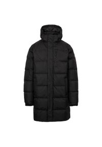 TRESPASS - Męska Kurtka Ocieplana Clipster. Kolor: czarny. Materiał: puch. Sport: turystyka piesza #1
