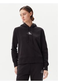 Calvin Klein Jeans Bluza Monologo J20J225358 Czarny Regular Fit. Kolor: czarny. Materiał: bawełna #1