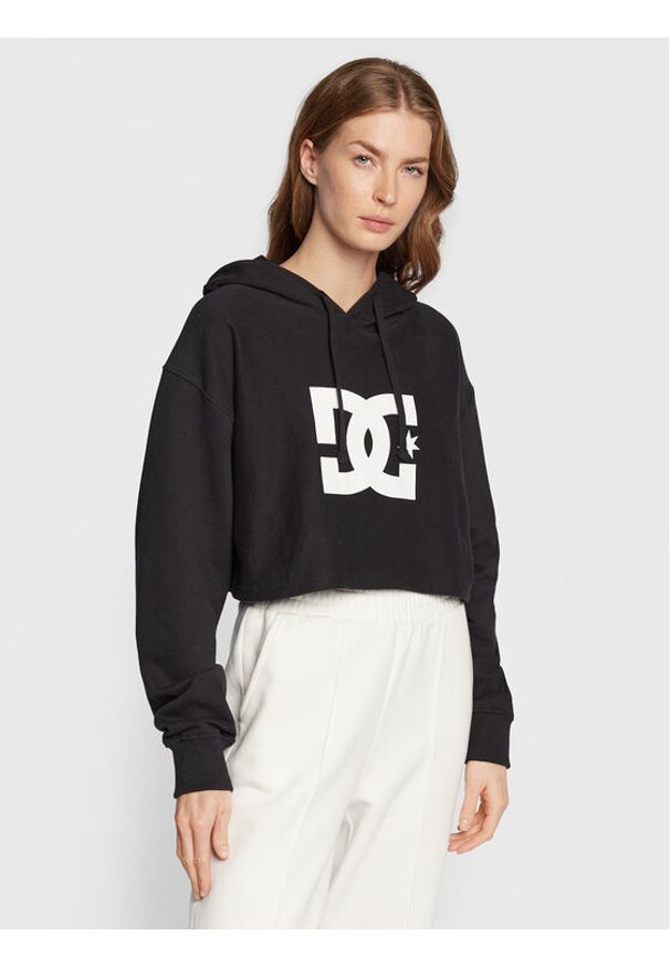 DC Shoes Bluza ADJFT03028 Czarny Relaxed Fit. Kolor: czarny. Materiał: bawełna