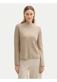 Tom Tailor Sweter 1042993 Beżowy Regular Fit. Kolor: beżowy. Materiał: syntetyk #1