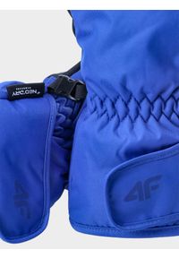 4f - Rękawice narciarskie Thinsulate© męskie. Kolor: niebieski. Materiał: materiał, syntetyk. Technologia: Thinsulate. Sport: narciarstwo