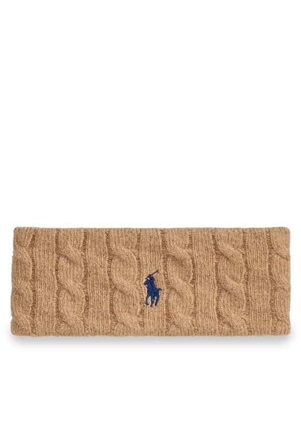 Polo Ralph Lauren Opaska 455981426003 Brązowy. Kolor: brązowy. Materiał: wełna, materiał