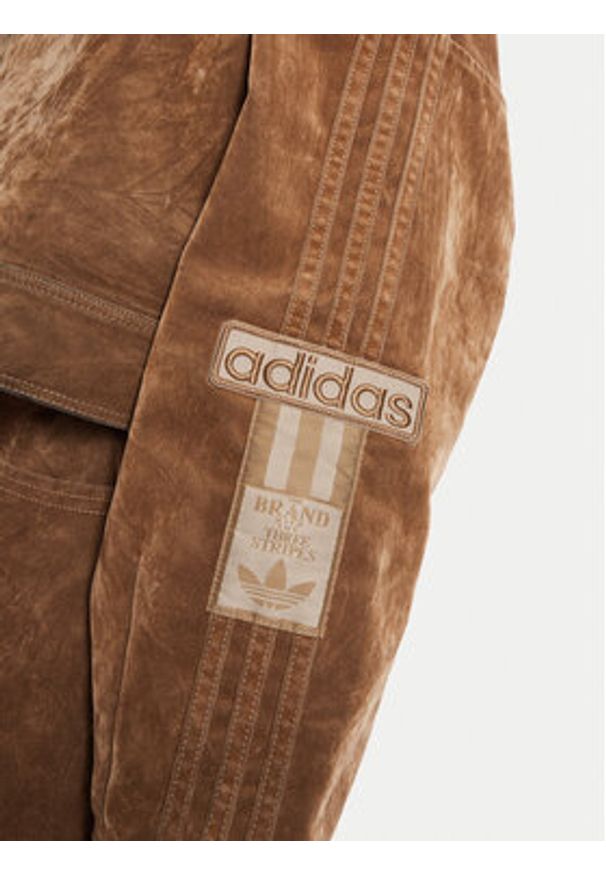 Adidas - adidas Kurtka przejściowa Adibreak JY2393 Brązowy Regular Fit. Kolor: brązowy. Materiał: bawełna