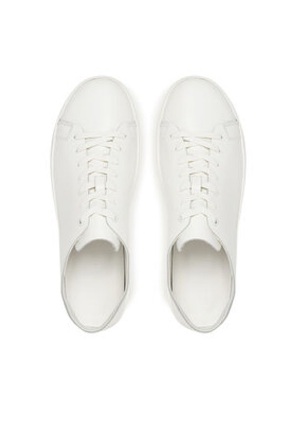 Calvin Klein Sneakersy HM0HM01885 Biały. Kolor: biały. Materiał: skóra