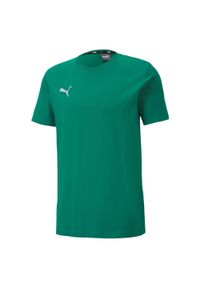 Koszulka do piłki nożnej męska Puma teamGOAL 23 Casuals Tee. Kolor: zielony. Sport: fitness