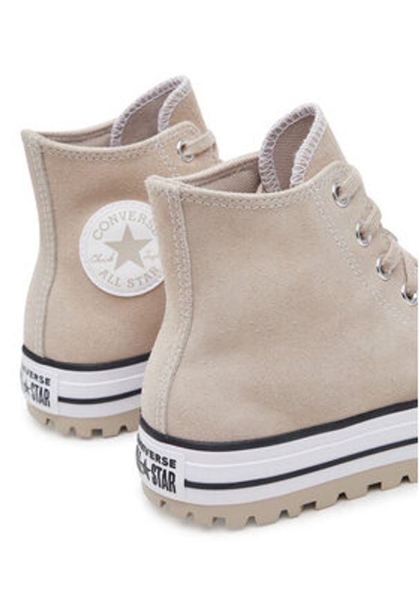 Converse Trampki Chuck Taylor All Star City Trek Suede A11455C Beżowy. Kolor: beżowy. Materiał: skóra, zamsz