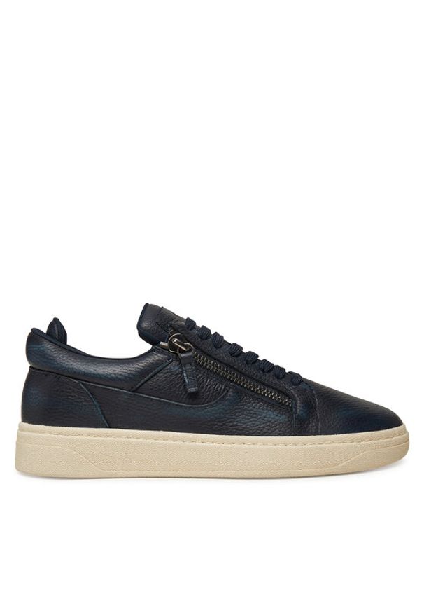 Giuseppe Zanotti - GIUSEPPE ZANOTTI Sneakersy Galactus RM50022 Granatowy. Kolor: niebieski. Materiał: skóra