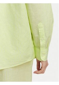 Tommy Jeans Koszula DW0DW22209 Zielony jasny Relaxed Fit. Kolor: zielony. Materiał: len #3
