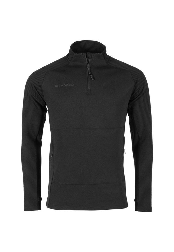 STANNO - Bluza dresowa 1/4 zip Stanno. Kolor: czarny. Materiał: dresówka