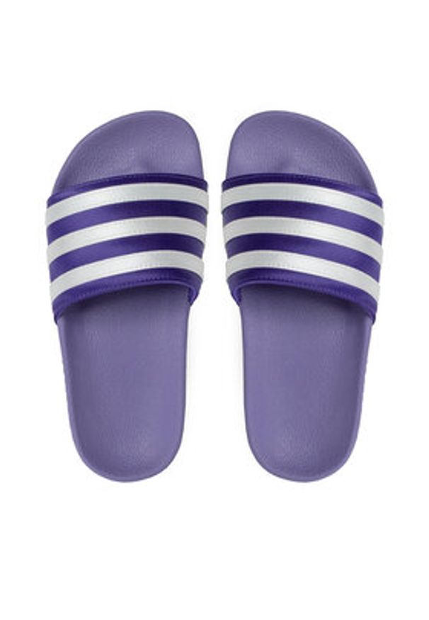 Adidas - adidas Klapki adilette W GX8637 Fioletowy. Kolor: fioletowy. Materiał: materiał