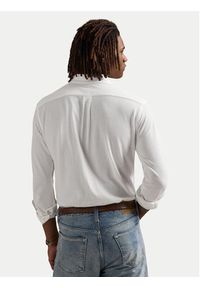 Polo Ralph Lauren Koszula 710979488003 Biały Regular Fit. Typ kołnierza: polo. Kolor: biały. Materiał: bawełna #5