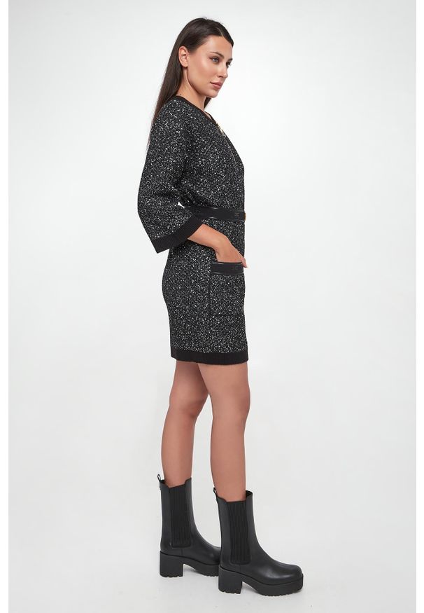 Elisabetta Franchi - Sukienka cekinowa mini ELISABETTA FRANCHI. Długość: mini