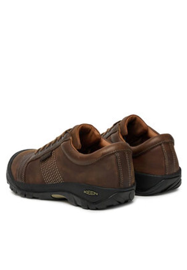 keen - Keen Półbuty Austin 1007722 Brązowy. Kolor: brązowy. Materiał: skóra