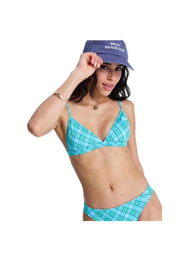Roxy - Trójkątny stanik bikini dla Kobiety PRINTED ESSENTIALS Zielony. Kolor: zielony. Materiał: poliester, elastan, tkanina