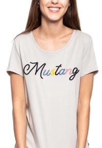 Mustang - MUSTANG T SHIRT DAMSKI Alina C Print 1009824 4025. Wzór: nadruk #3