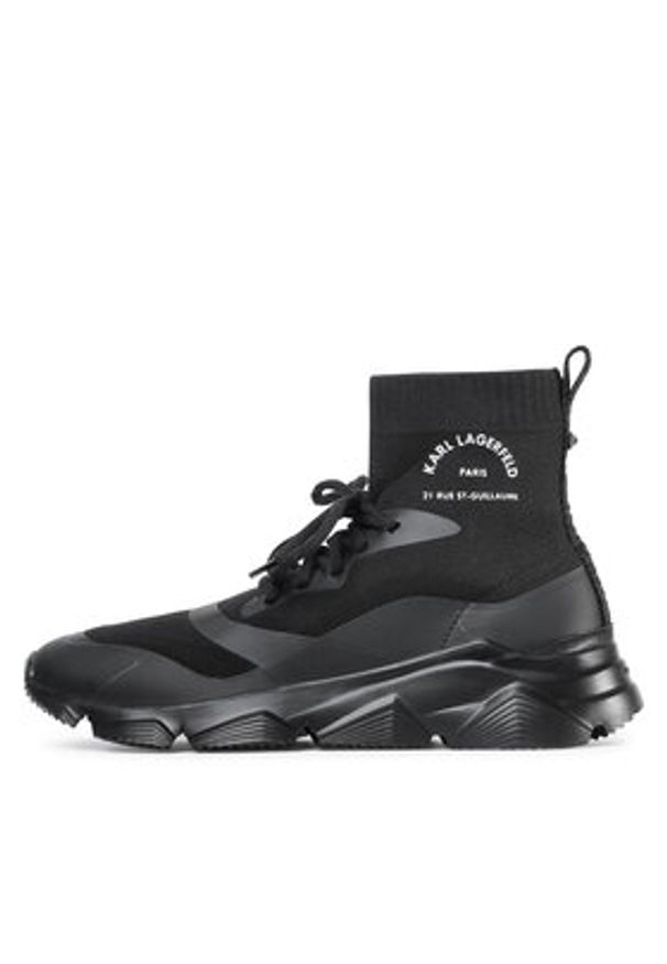 Karl Lagerfeld - KARL LAGERFELD Sneakersy KL51641 Czarny. Kolor: czarny. Materiał: materiał