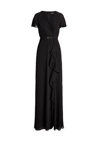 Lauren Ralph Lauren - LAUREN RALPH LAUREN Sukienka wieczorowa 253909447001 Czarny Regular Fit. Kolor: czarny. Materiał: syntetyk. Styl: wizytowy #4