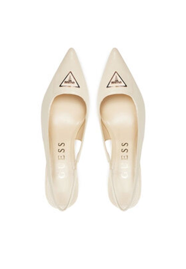 Guess Szpilki FLJNAS PAF05 Beżowy. Kolor: beżowy. Materiał: skóra. Obcas: na szpilce