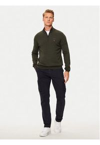 Aeronautica Militare Sweter 242MA1389L415 Zielony Regular Fit. Kolor: zielony. Materiał: wełna