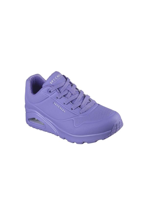skechers - Buty do chodzenia damskie Skechers Uno Stand On Air. Kolor: fioletowy. Materiał: syntetyk, materiał. Szerokość cholewki: normalna. Model: Skechers Sport. Sport: turystyka piesza