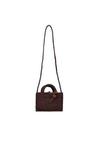Manebi Torebka Handcrafted Raffia Sunset Bag Mini V 7.4 CO Brązowy. Kolor: brązowy #3