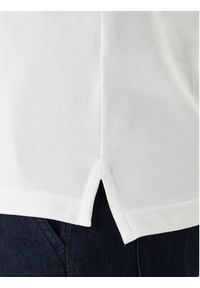 TOMMY HILFIGER - Tommy Hilfiger Polo Flag Cuff MW0MW38458 Biały Slim Fit. Typ kołnierza: polo. Kolor: biały. Materiał: bawełna #3