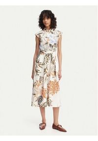 Marella Sukienka koszulowa Padana 2613221202 Kolorowy Regular Fit. Materiał: bawełna. Wzór: kolorowy. Typ sukienki: koszulowe #4