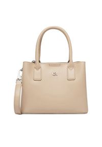 Gino Rossi - GINO ROSSI Torebka C-KY186 Beżowy. Kolor: beżowy #7