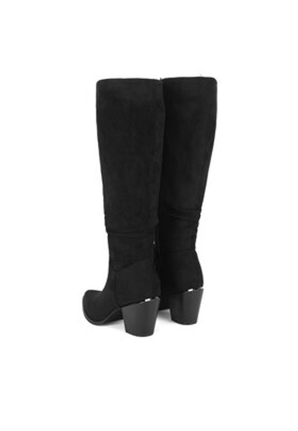 DeeZee Kozaki WS22367-02 Czarny. Kolor: czarny. Materiał: materiał