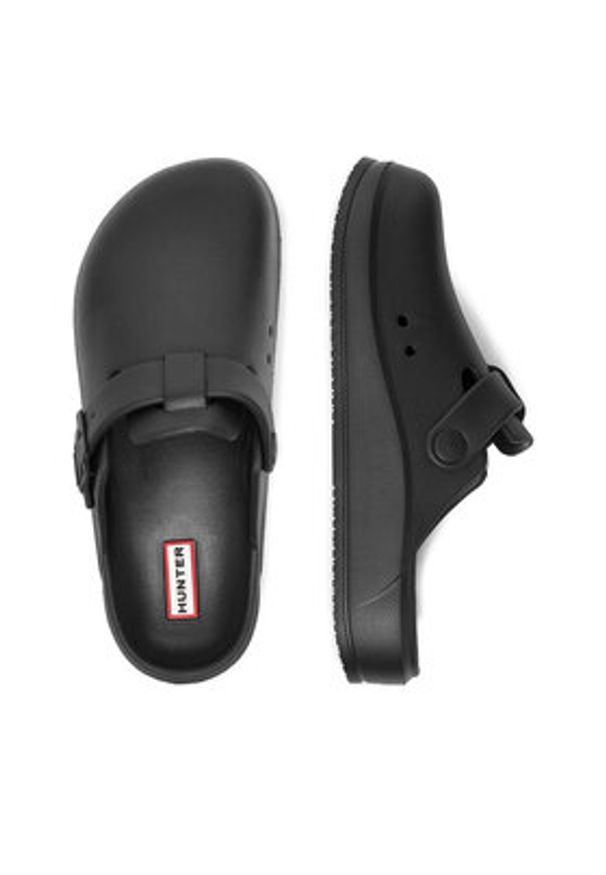 Hunter Klapki CEO-W-835123 Czarny. Kolor: czarny. Materiał: syntetyk