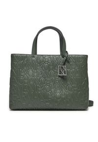 Armani Exchange Torebka 942646 CC793 9182 Zielony. Kolor: zielony. Materiał: skórzane