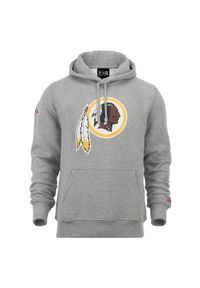 New Era - Bluza z kapturem Washington Commanders NFL. Typ kołnierza: kaptur. Kolor: szary #1