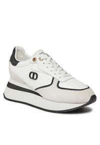 TwinSet - TWINSET Sneakersy 241TCP080 Biały. Kolor: biały. Materiał: skóra #2