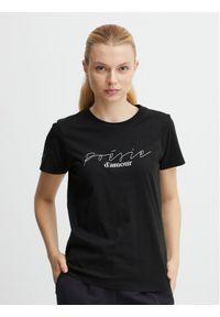 ICHI T-Shirt 20118084 Czarny Regular Fit. Kolor: czarny #1