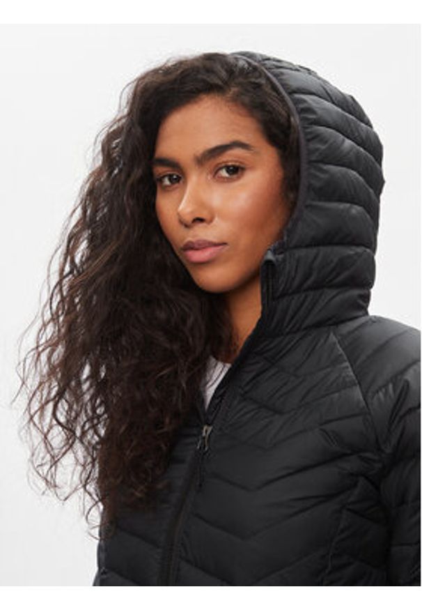 columbia - Columbia Kurtka zimowa Powder Lite 16990711 Czarny Slim Fit. Kolor: czarny. Materiał: syntetyk. Sezon: zima