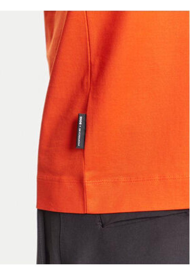 BOSS T-Shirt C-Thompson 197 PS 50543200 Pomarańczowy Regular Fit. Kolor: pomarańczowy. Materiał: bawełna