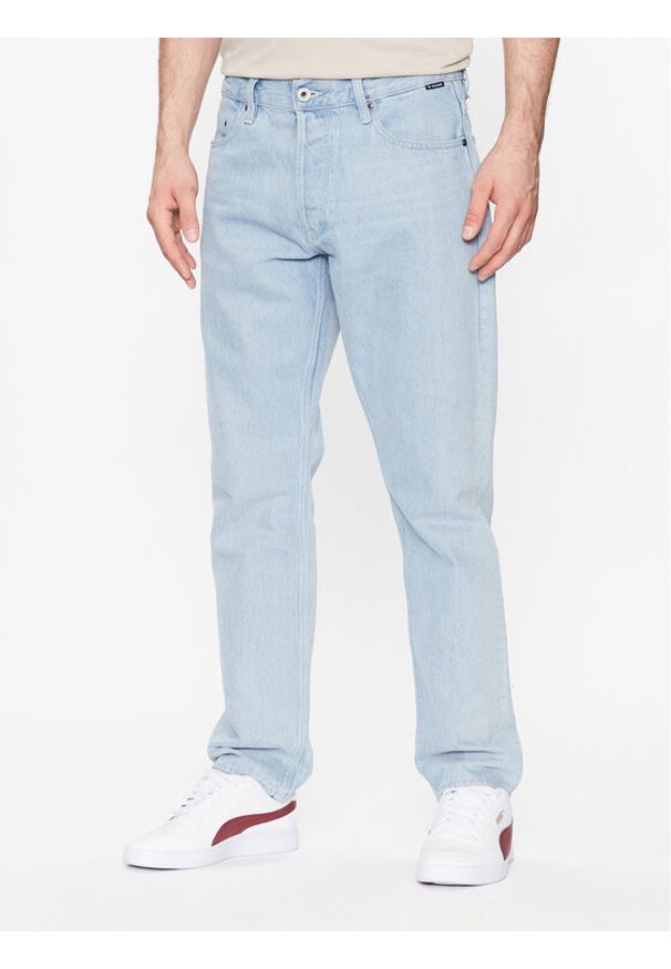 G-Star RAW - G-Star Raw Jeansy Triple A D19161-C967-D125 Błękitny Regular Fit. Kolor: niebieski