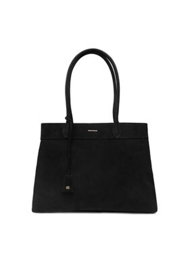 Gino Rossi Torebka EO-LOLA-LA513-114-1 Czarny. Kolor: czarny. Materiał: zamszowe, skórzane