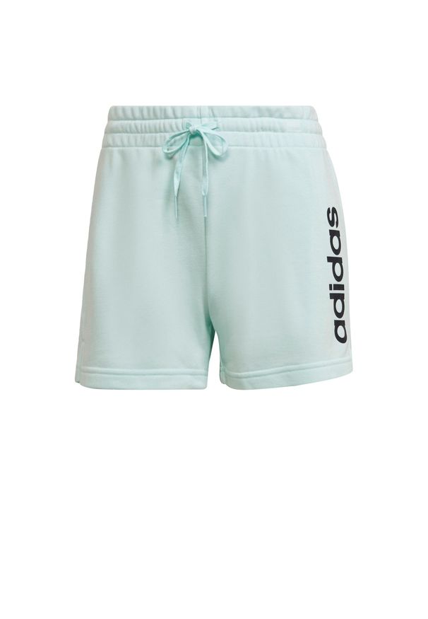Adidas - Spodenki damskie adidas Essentials Slim. Kolor: zielony, biały, wielokolorowy. Sport: joga i pilates