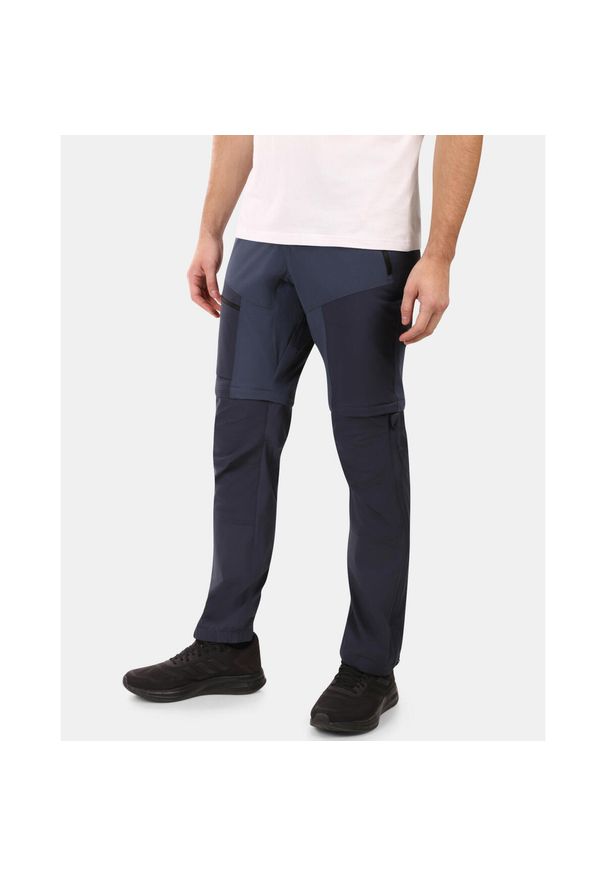 Męskie spodnie outdoorowe 2 w 1 Kilpi HOSIO-M. Kolor: niebieski. Materiał: nylon. Sezon: lato. Sport: turystyka piesza
